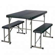 camping accessories, outdoor table and bench